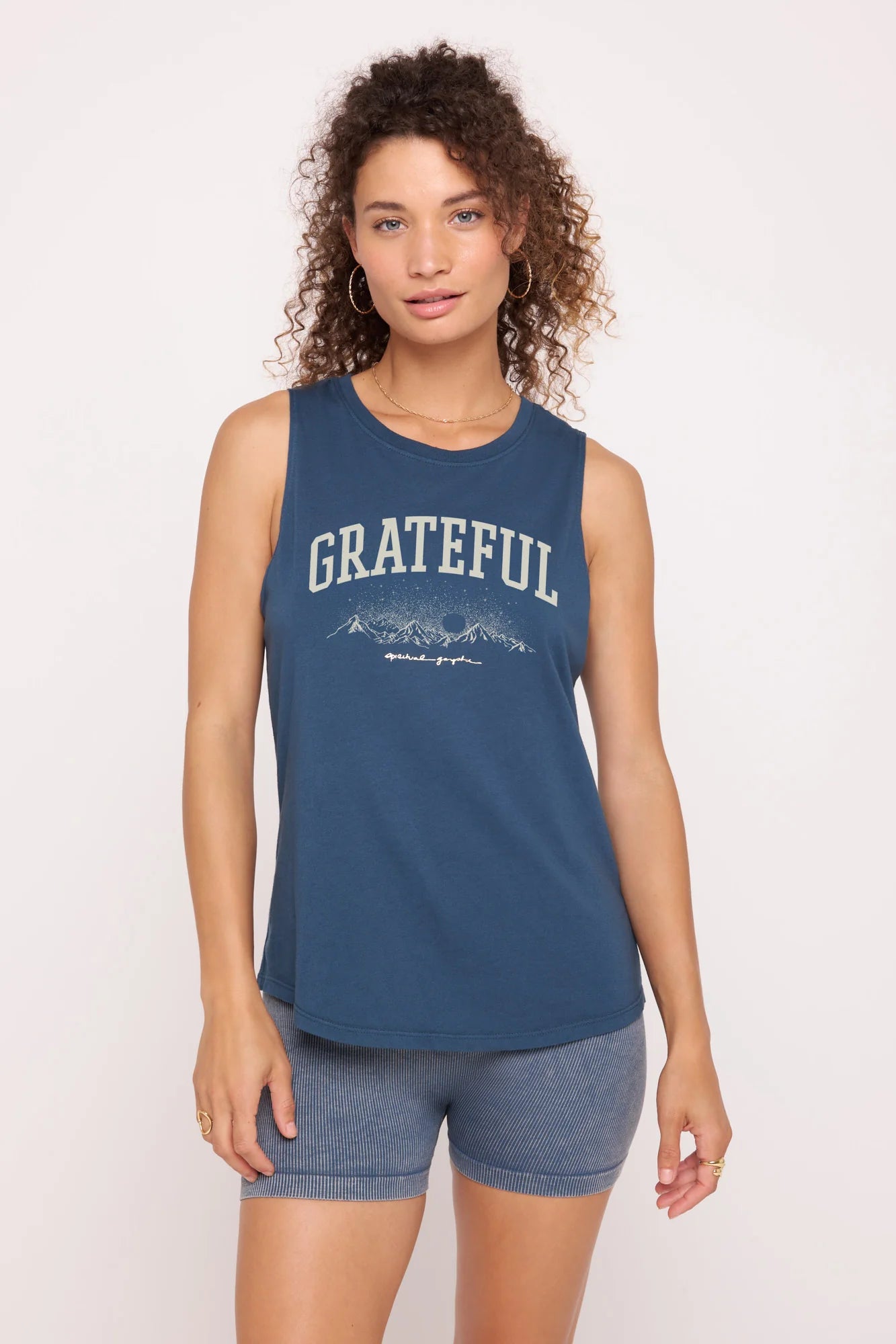 Grateful Jade | Muscle Tank long tank top
