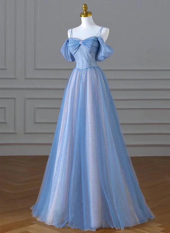 A-line Light Blue and Pink Long Evening Dress, Blue Party Dress Prom Dress Tunics Bestseller popular A-line Light Blue and Pink Long Evening Dress, Blue Party Dress Prom Dress Tunics Bestseller popular