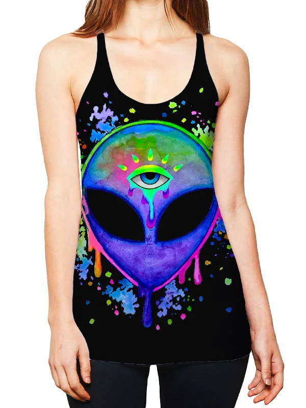 Splatter Alien Women's Tank layering tank top
