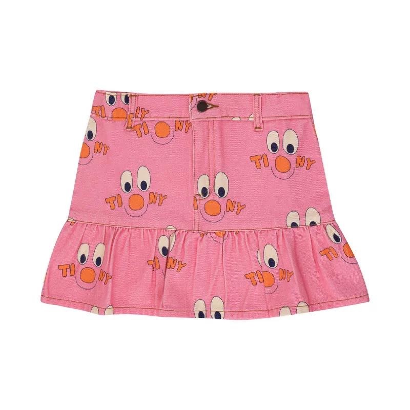 Clowns Skirt by Tinycottons silk skirt elegant