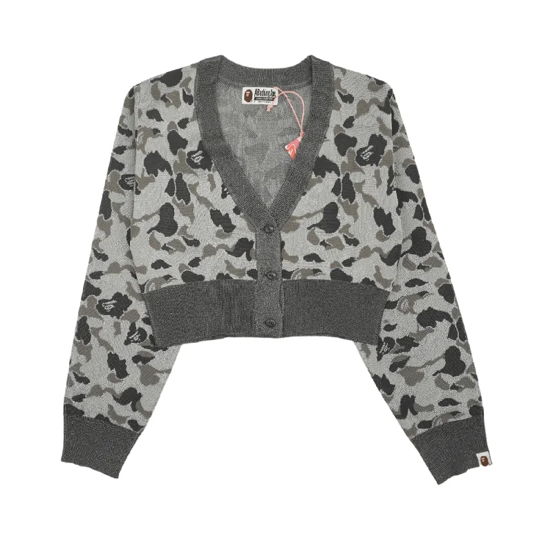 BAPE Cardigan - Women's O/S Chenille Fabric Brocade Fabric Lace Fabric