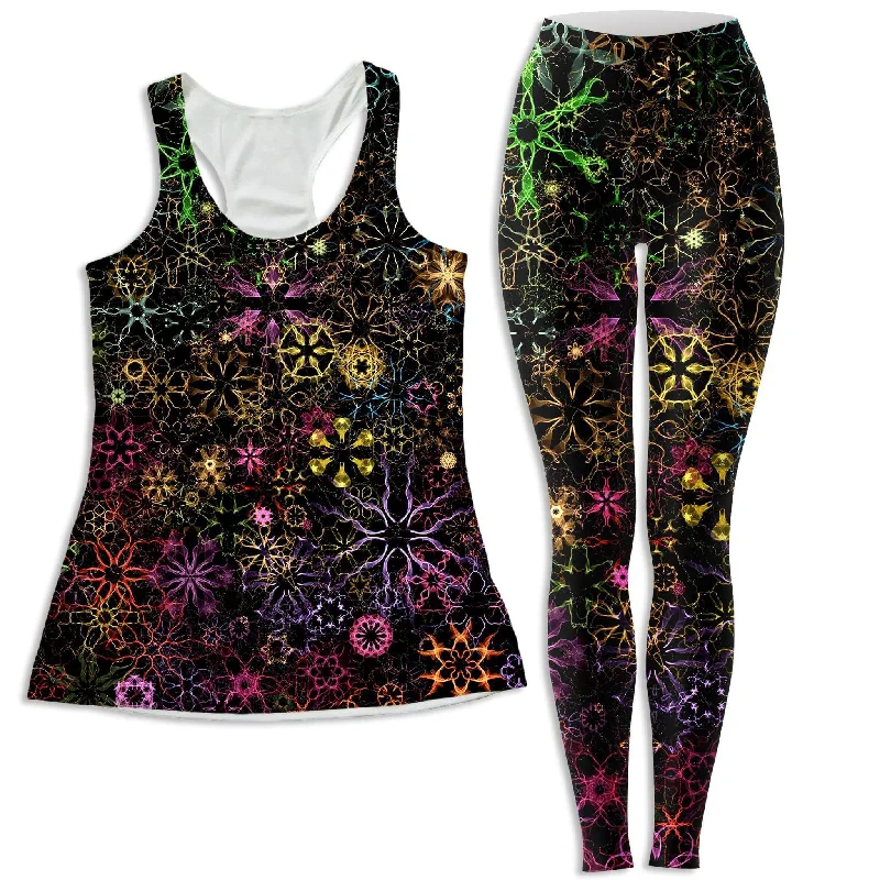 Psy Constellation Women's Tank and Leggings Combo white tank top