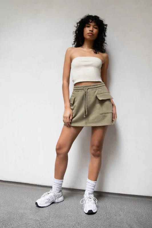 CARGO MINI SKIRT lace skirt feminine