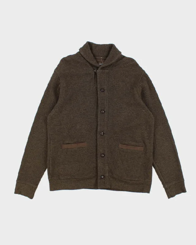 Vintage 00s Woolrich Chunky Cardigan - L Nylon Fabric Polyester Fabric Spandex Fabric Vintage 00s Woolrich Chunky Cardigan - L Nylon Fabric Polyester Fabric Spandex Fabric