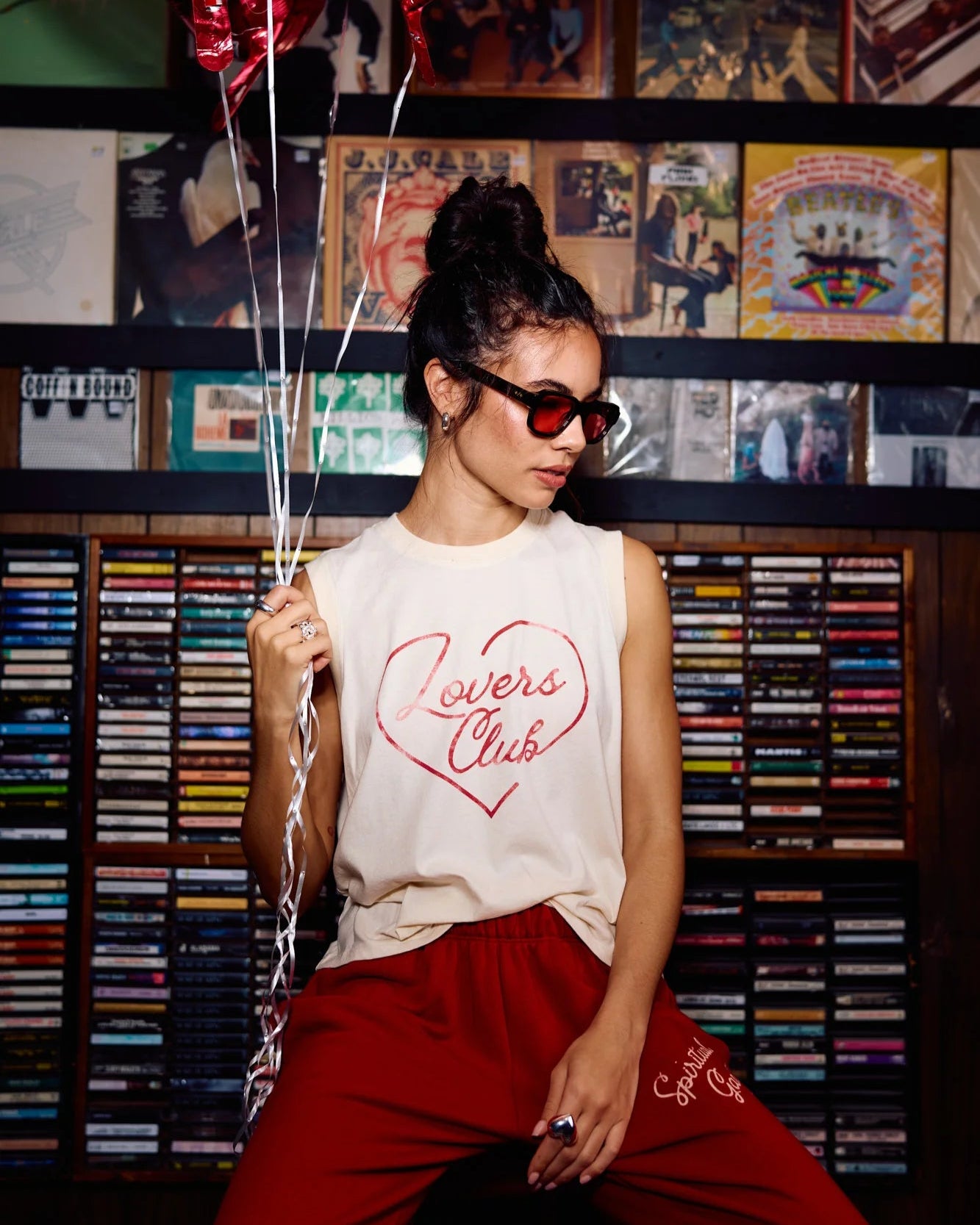 Lover's Club Tank crossback tank top