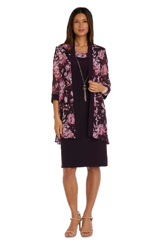 R&M Richards 9646 Two Piece Short Jacket Dress Insulated Jacket Fitted Jacket Loose Jacket R&M Richards 9646 Two Piece Short Jacket Dress Insulated Jacket Fitted Jacket Loose Jacket