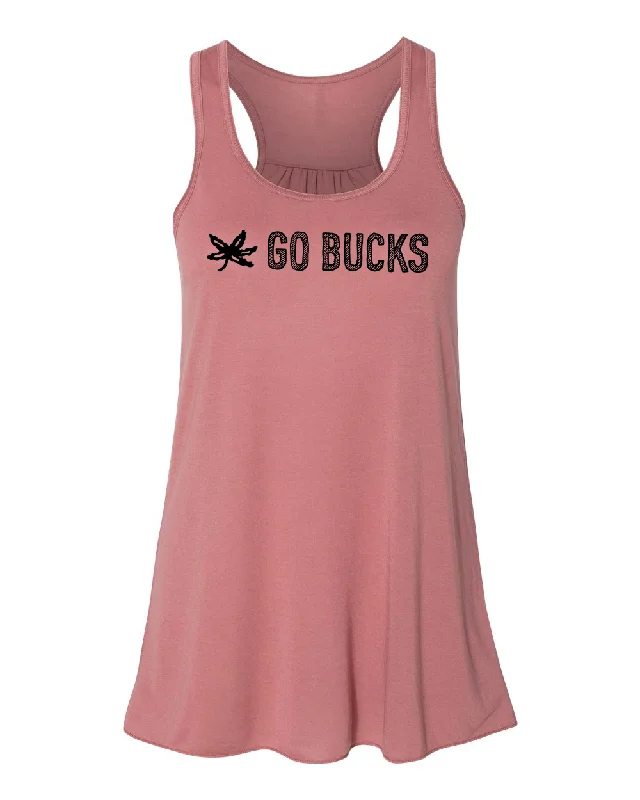 Go Bucks: Women's Flowy Tank halter tank top