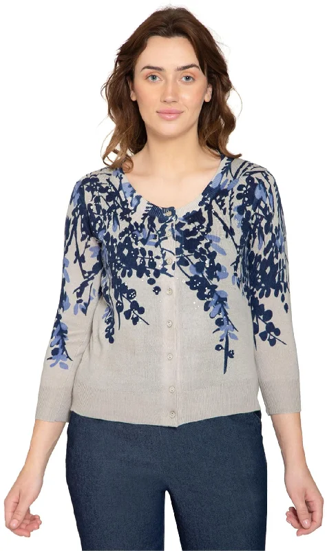 Women's Sleeve Knit Printed And Embellished Cardigan Sweater Beaded Cardigan Sequined Faux Fur Women's Sleeve Knit Printed And Embellished Cardigan Sweater Beaded Cardigan Sequined Faux Fur