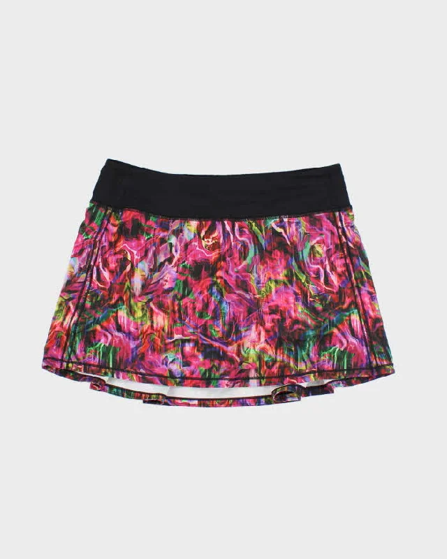Lululemon Pattern Skirt - M pleated skirt texture
