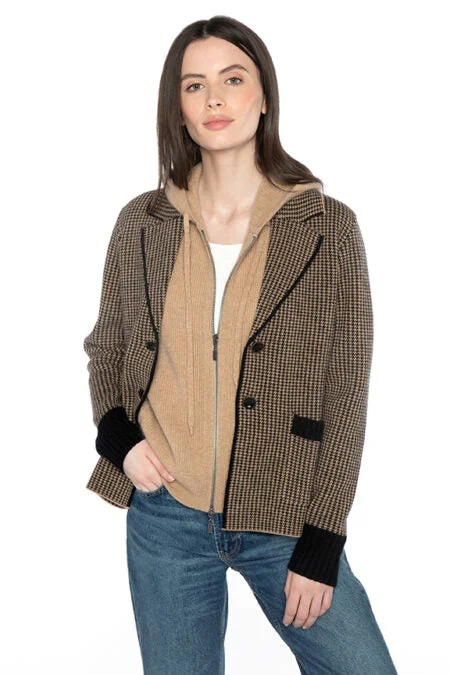 Kinross Cashmere Houndstooth Notch Cardigan Faux Fur Fabric Real Fur Fabric Shearling Fabric Kinross Cashmere Houndstooth Notch Cardigan Faux Fur Fabric Real Fur Fabric Shearling Fabric