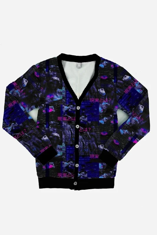 What Is Reality Cardigan Elegant Classic Vintage