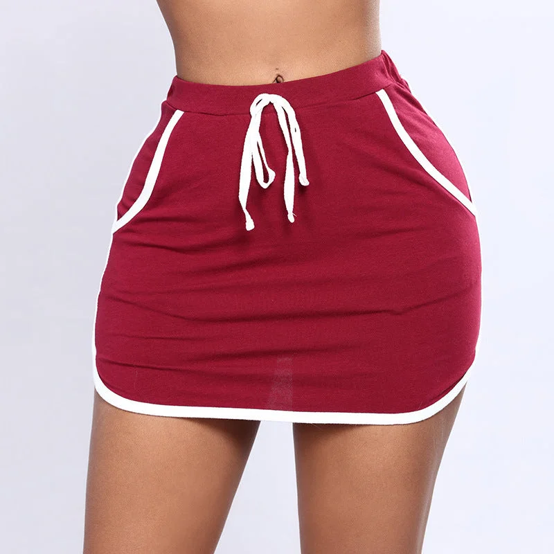 Cute & Sporty Mini Skirts chiffon skirt delicate