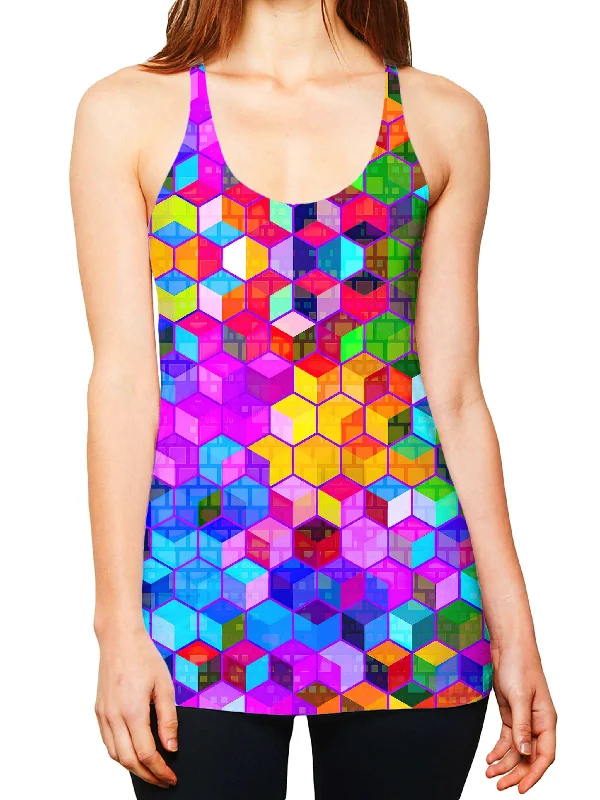 Cubism Women's Tank off shoulder tank