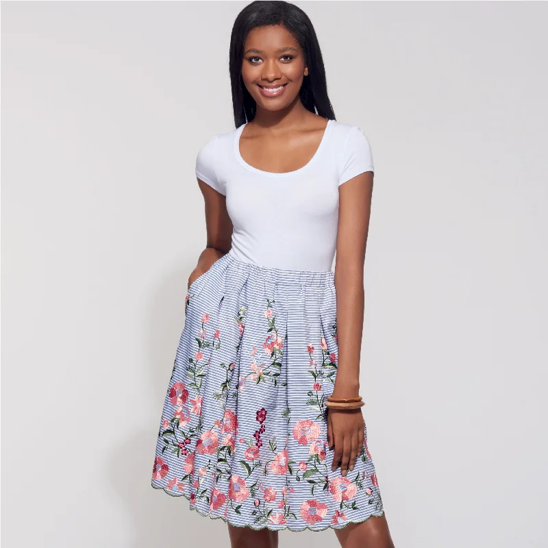 New Look Skirt N6605 cashmere skirt rich