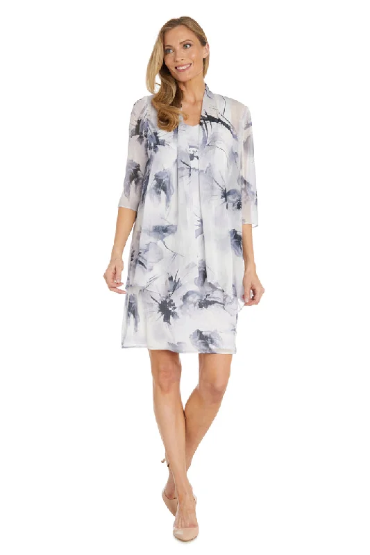 R&M Richards 1718 Mother of the Bride Floral Short Jacket Dress Fleece Jacket Down Jacket Parka R&M Richards 1718 Mother of the Bride Floral Short Jacket Dress Fleece Jacket Down Jacket Parka