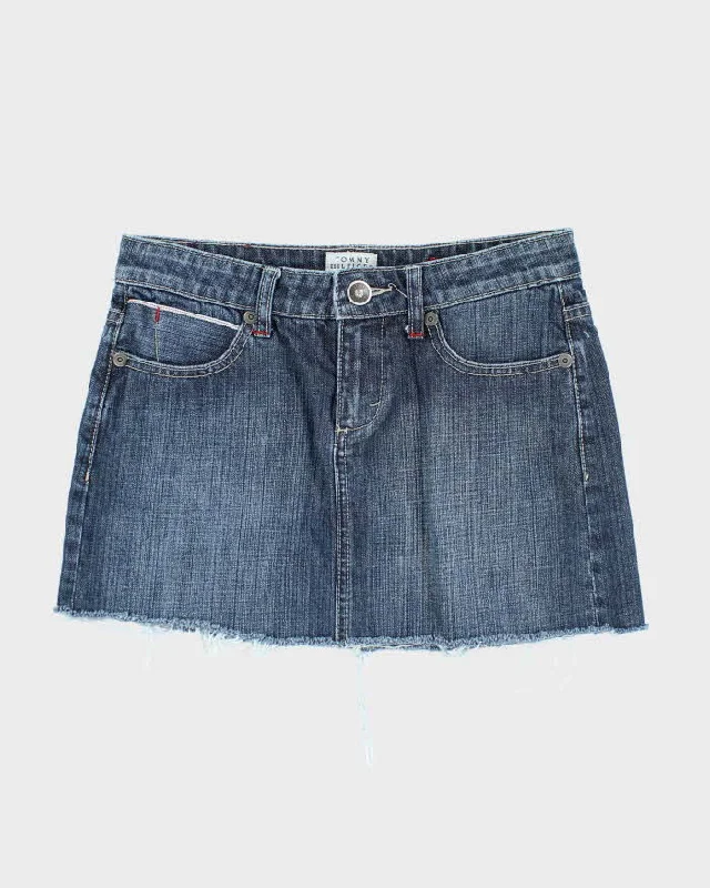 Vintage Y2k 00s Tommy HIlfiger Denim Mini Skirt - S silk skirt elegant