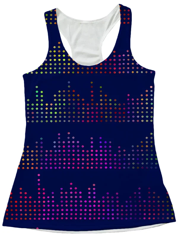 Techno Equalizer Bars Women's Tank layering tank top