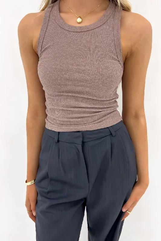 Ella Tank Brown adorable tank top