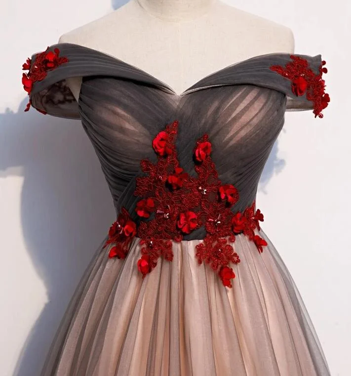 A-line Tulle Ruched Embellished Prom Dress, Long Party Dress Tunics Luxurious high-end A-line Tulle Ruched Embellished Prom Dress, Long Party Dress Tunics Luxurious high-end