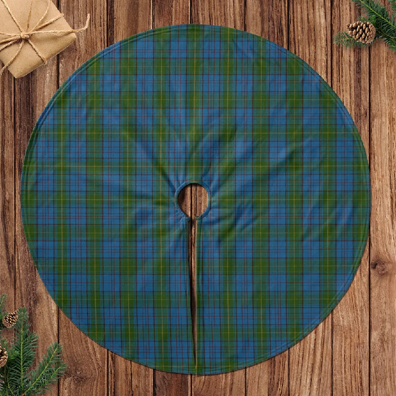 Donegal County Ireland Tartan Christmas Tree Skirt velvet skirt luxury