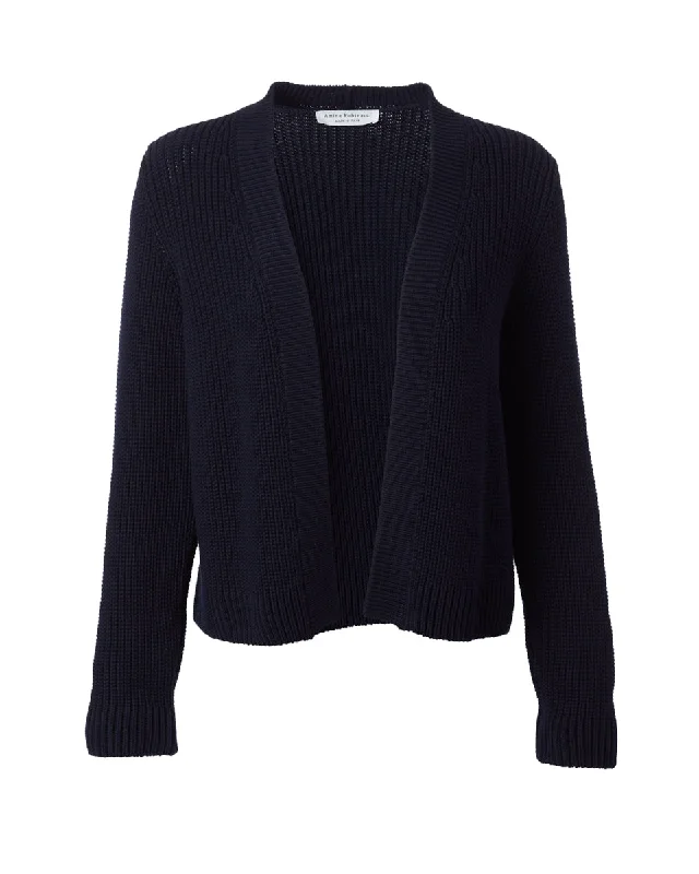 Oroscopo Shaker Open Cardigan Cashmere Blend Cotton Blend Poly Blend
