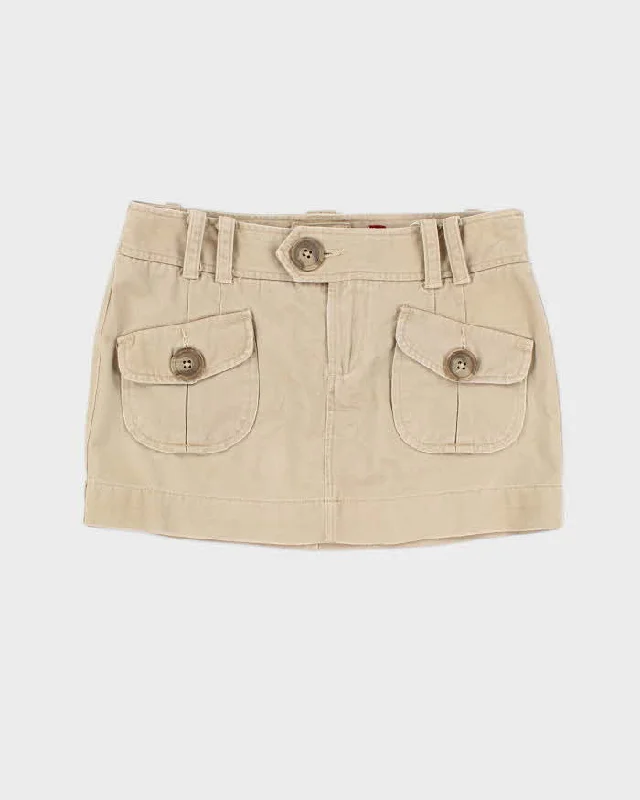 Vintage Y2k 00s America Eagle Mini Cargo Skirt - S denim skirt durable
