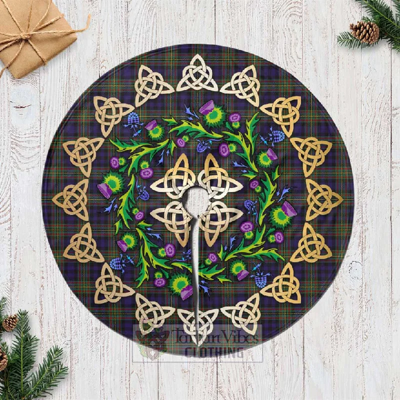 MacLellan (McLellan) Tartan Christmas Tree Skirt with Thistle Celtic Knot Style denim skirt stylish MacLellan (McLellan) Tartan Christmas Tree Skirt with Thistle Celtic Knot Style denim skirt stylish