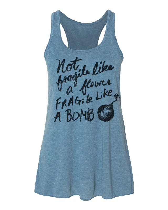 Flower Bomb : Women's Flowy Tank comfortable tank top