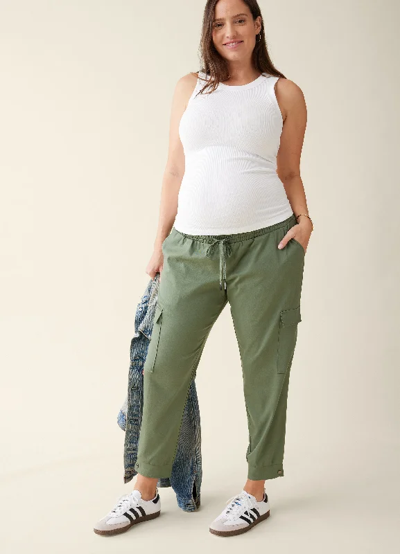 The Cargo Maternity Jogger Pant Comfortable Maternity Pants