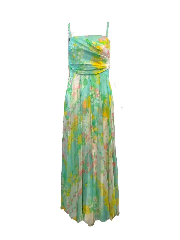 Sophie of Saks Pastel Watercolor Silk Floral Chiffon Gown with Matching Jacket Fleece Jacket Down Jacket Feather Jacket Sophie of Saks Pastel Watercolor Silk Floral Chiffon Gown with Matching Jacket Fleece Jacket Down Jacket Feather Jacket