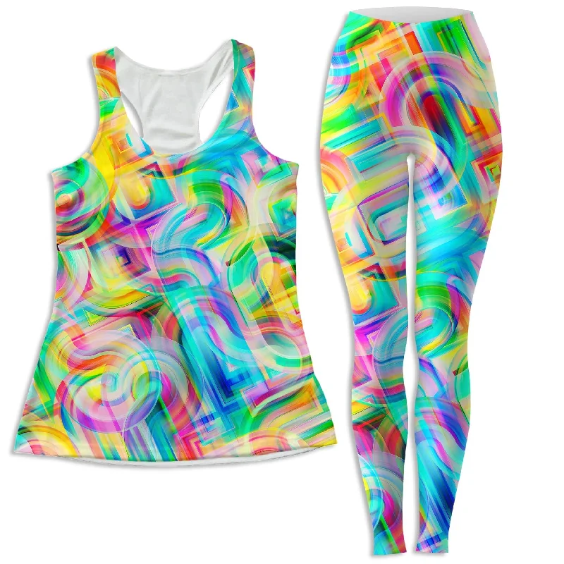 Tropical Nectar Women's Tank and Leggings Combo vintage tank top