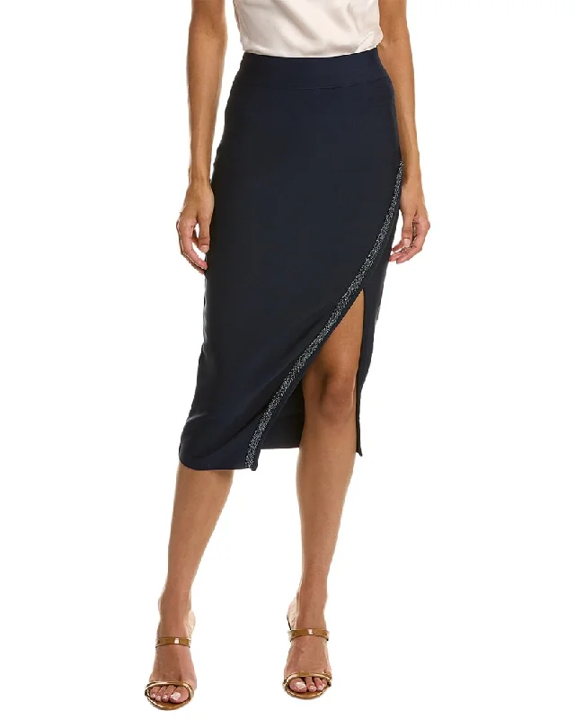 Gracia Spangled Trim Skirt lace skirt romantic