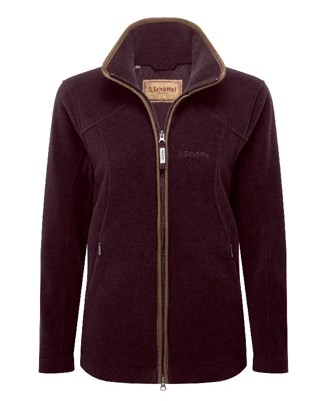 Burley II Fleece Jacket - Port A-Line Jacket Boat Neck Shawl Collar
