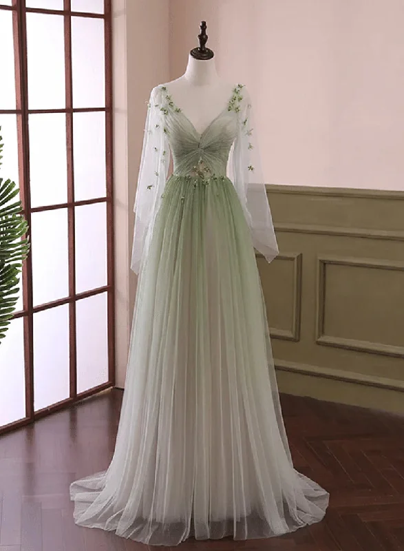 Light Green Gradient Soft Tulle Long Junior Prom Dress Green Formal Dress Party Dress prom dresses shops Tunics Timeless classic Light Green Gradient Soft Tulle Long Junior Prom Dress Green Formal Dress Party Dress prom dresses shops Tunics Timeless classic