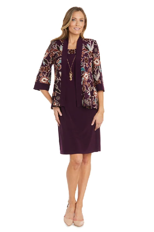 R&M Richards 1389 Mother of the Bride Short Printed Jacket Dress Cotton Fabric Linen Fabric Terry Fabric R&M Richards 1389 Mother of the Bride Short Printed Jacket Dress Cotton Fabric Linen Fabric Terry Fabric