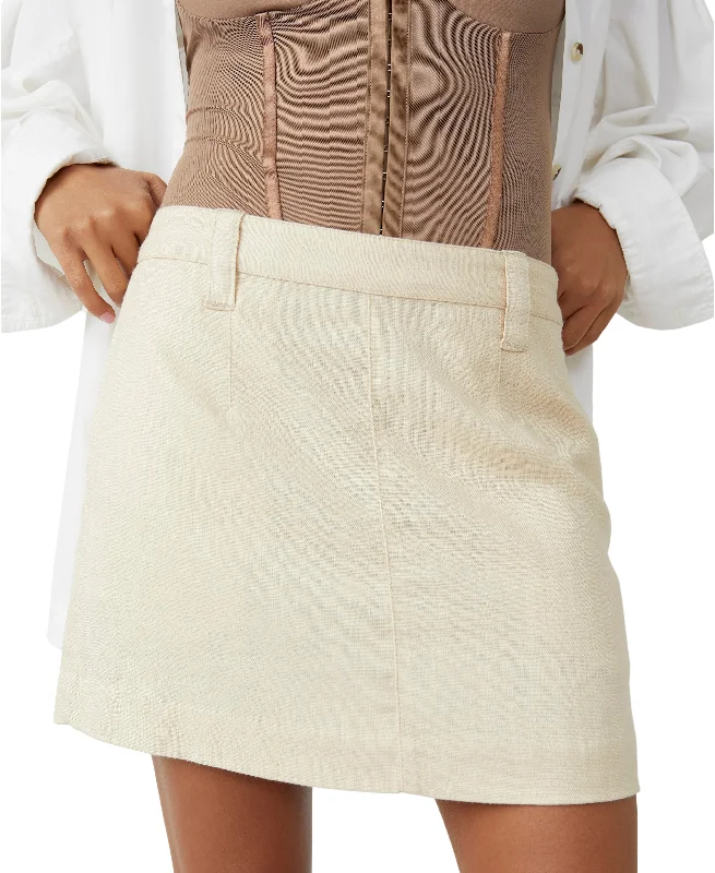 Can't Blame Me Mini Skirt wool skirt thick