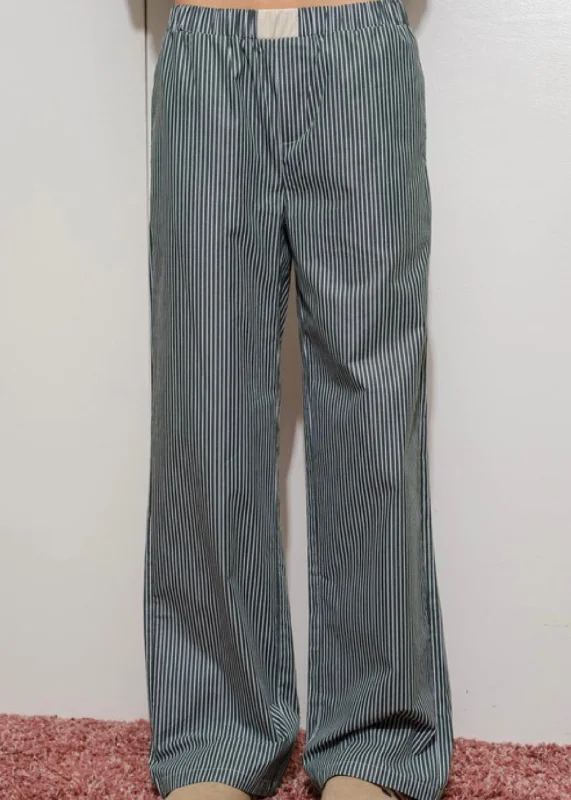 Briar Striped Pants Cozy Maternity Pants