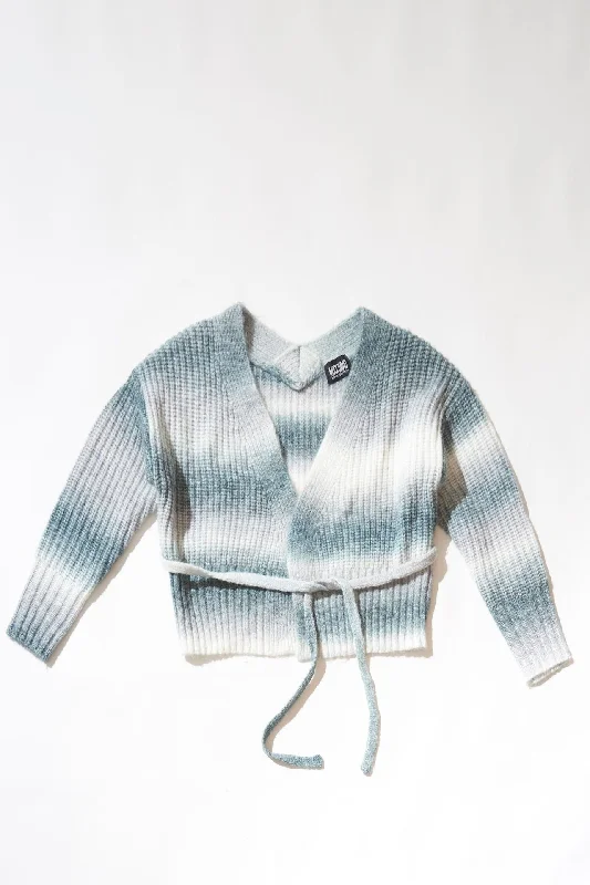 Gradation Cardigan (Gray) Tailored Straight A-Line