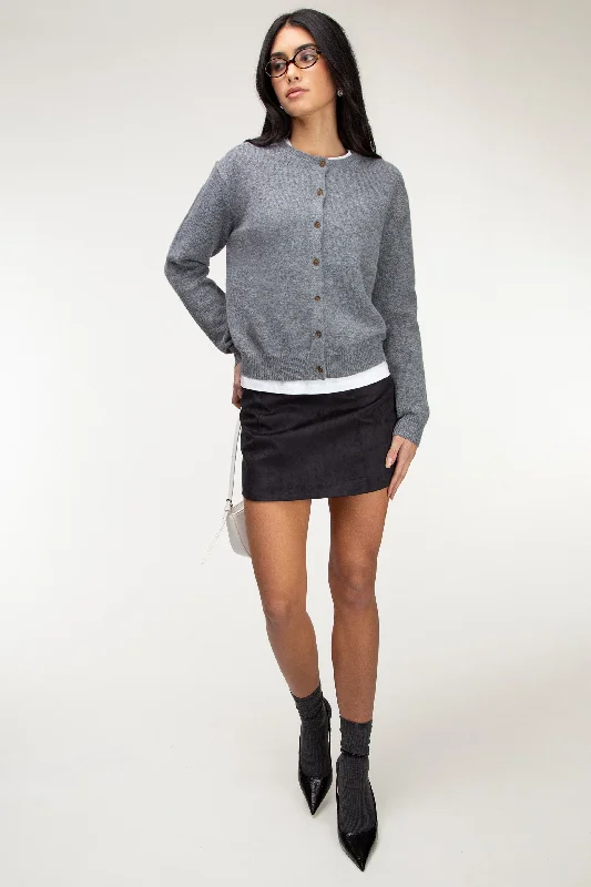 CLASSIC BUTTON FRONT CARDIGAN Zippered Front Buttoned Front Snap Front