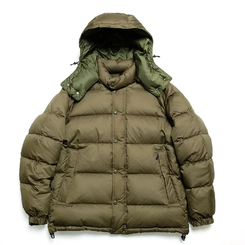 BURGUS PLUS - ZANTER x BURGUS PLUS - Ripstop Down Jacket - BP23901ZNT Zip Front Button Front Snap Front BURGUS PLUS - ZANTER x BURGUS PLUS - Ripstop Down Jacket - BP23901ZNT Zip Front Button Front Snap Front