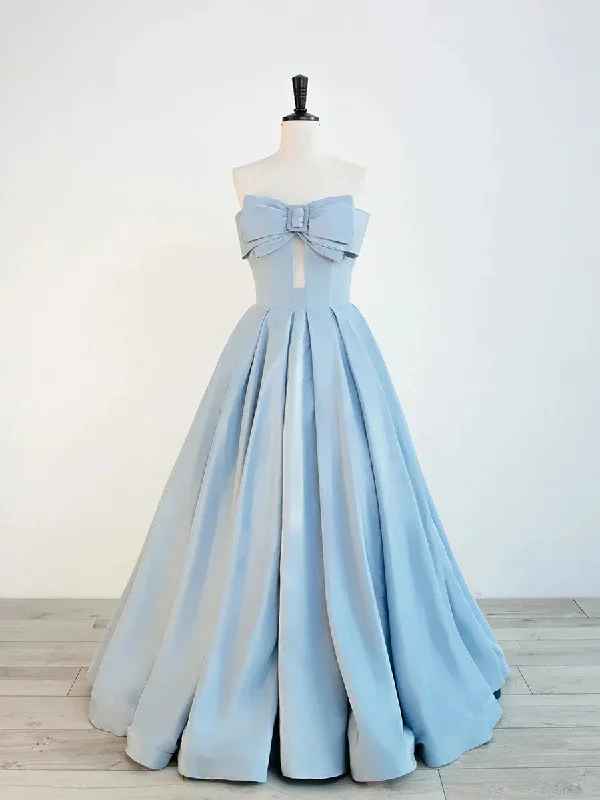Blue Satin Long A-line Party Dress Prom Dress Blue Floor Length Evening Dress prom dresses shops Tunics Trendy modern Blue Satin Long A-line Party Dress Prom Dress Blue Floor Length Evening Dress prom dresses shops Tunics Trendy modern