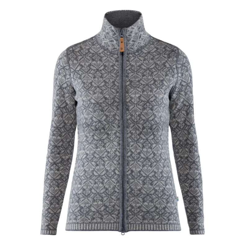 Fjallraven Women's Snow Cardigan Embroidered Appliqued Beaded