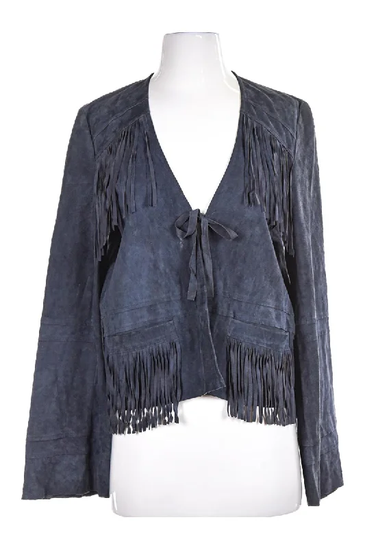 Elizabeth and James Jacket Front Pockets Side Pockets Patch Pockets