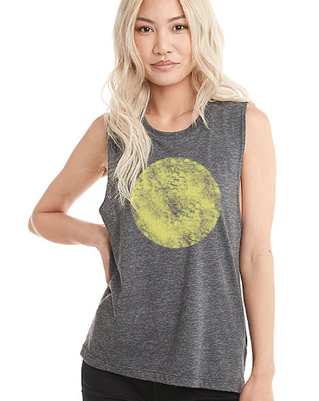 Moon : Festival Muscle Tank lemon yellow tank