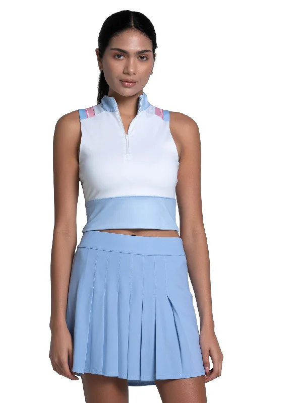 Edge Cut Crop Tank casual tank top