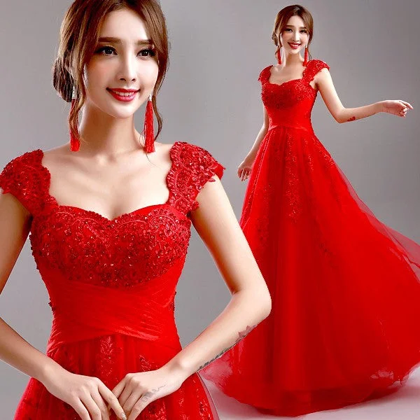 Red Evening Dress 2017 New Arrival Bride Married Wedding Party Dress Plus Size Lace Beading Sexy Long Formal Dress Prom Dresses Mermaid Tail Wedding Red Evening Dress 2017 New Arrival Bride Married Wedding Party Dress Plus Size Lace Beading Sexy Long Formal Dress Prom Dresses Mermaid Tail Wedding