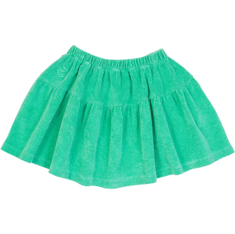 Tacco Layer Skirt in Sail Green by Wynken elastic waist skirt