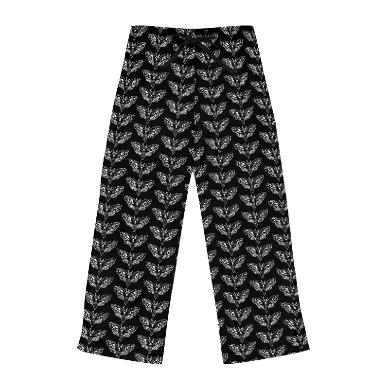 *DeathMoth* By Kelly Kresconko Pajama Pants Stretch Fit Pants