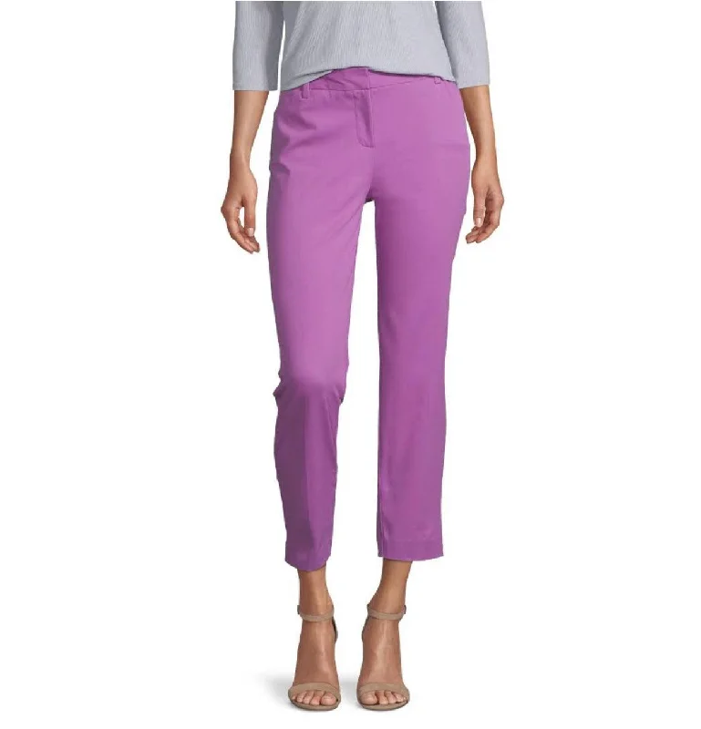 Worthington women slim ankle pants Trendy Wide-Legged Trousers
