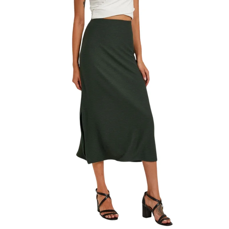 OXXO - Midi Skirt with Texture velvet skirt luxury